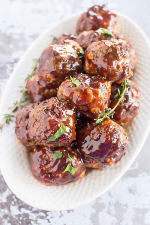 Blueberry BBQ Meatballs