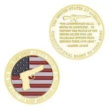 2A Polished Gold Plated Coin