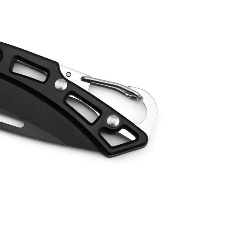 Black Folding Tactical Iron Pocket Knife