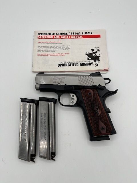 Springfield Armory EMP9 9MM New IWB Leather Pancake Holster