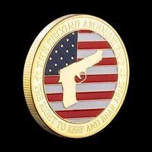 2A Polished Gold Plated Coin