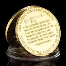 2A Polished Gold Plated Coin