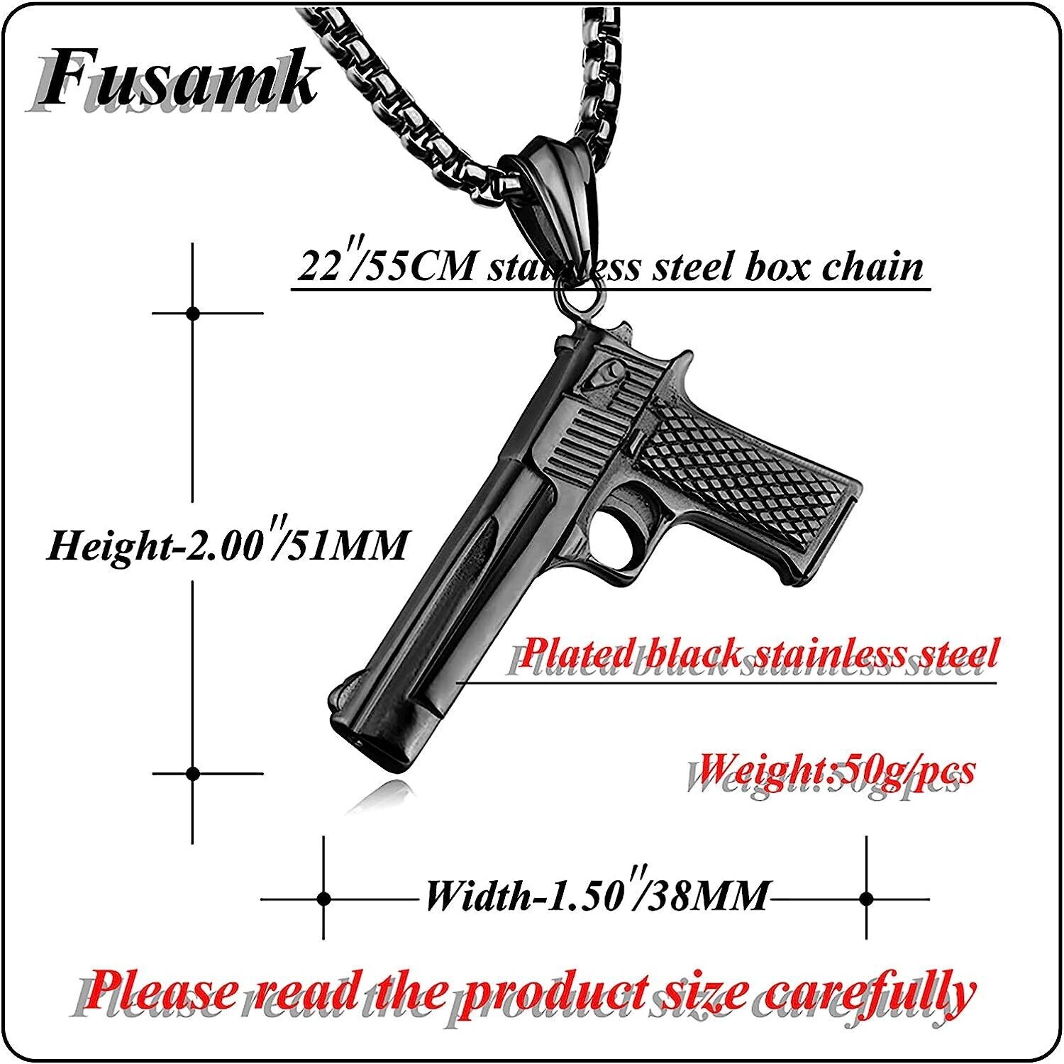 BLACK 1911 NECKLACE
